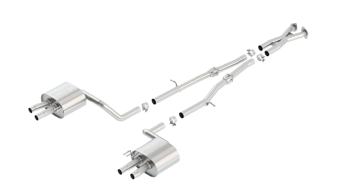 Borla S-Type cat-back exhaust for the Kia Stinger (CK) 3.3 GT - product shot