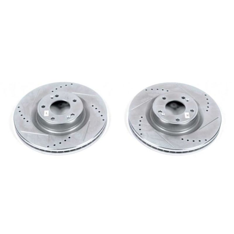 Genesis Coupe (BK) Non-Brembo - Front Drilled & Slotted Rotors 320mm (Pair)