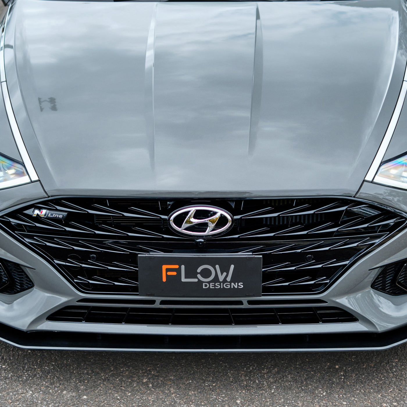 DN8 Sonata N Line 2020-2023 Front Lip Splitter & Reinforcement Bracket