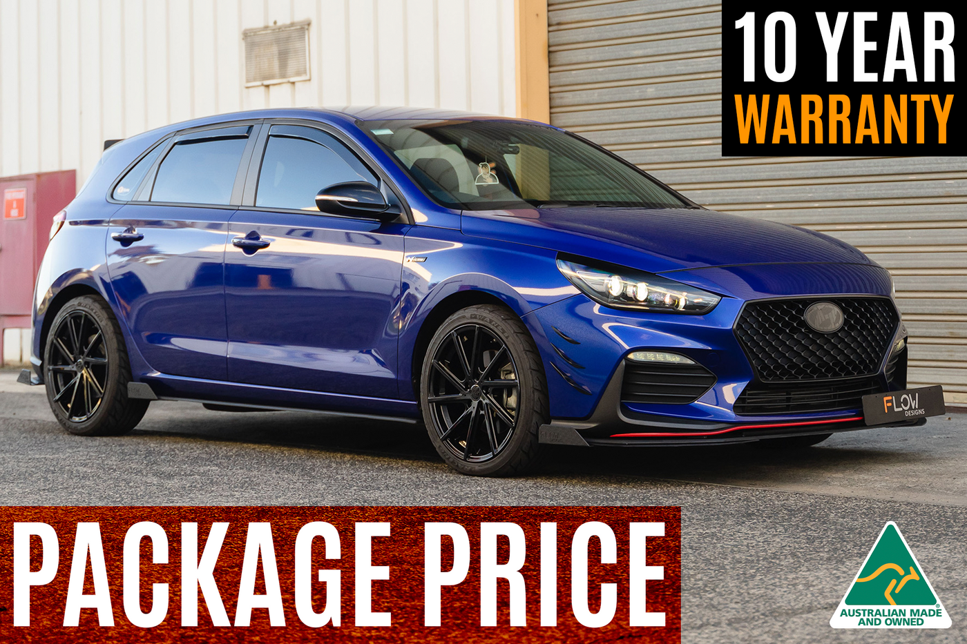 i30 N Line Hatch PD (2018-Current) Full Splitter Lip Set