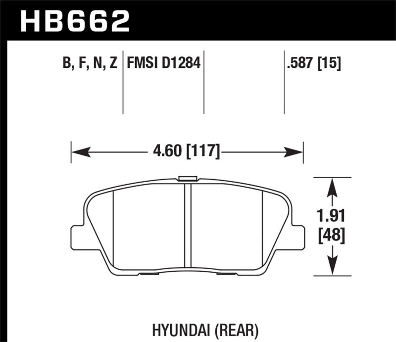 genesis-coupe-bk-non-brembo-hp-plus-rear-brake-pads