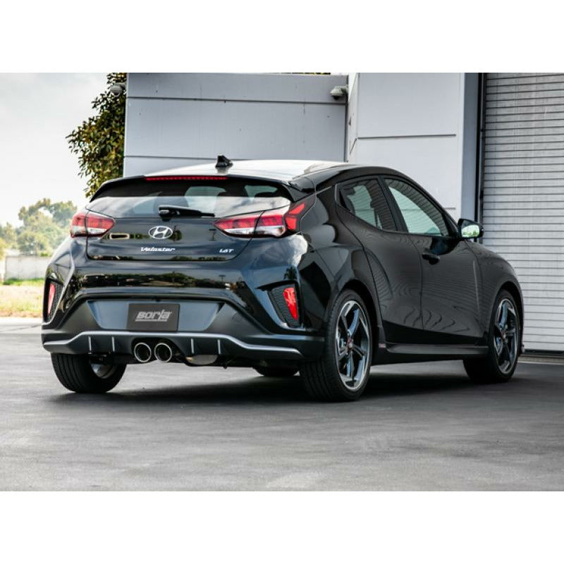 Borla S-Type axle-back exhaust for the Hyundai Veloster Turbo (JS)